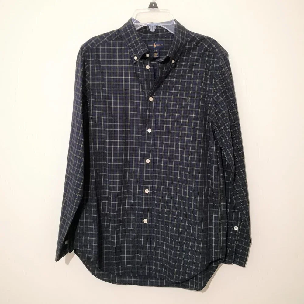 NWOT Ralph Lauren Big‎ Kids Plaid Shirt size L (14-16)